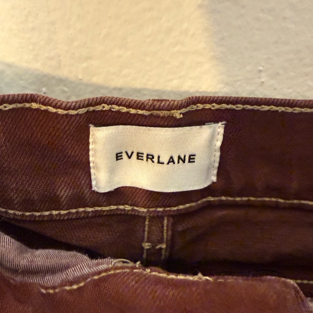 Everlane Women’s Burgundy Barrel Utility Pant - Picture 5 of 6